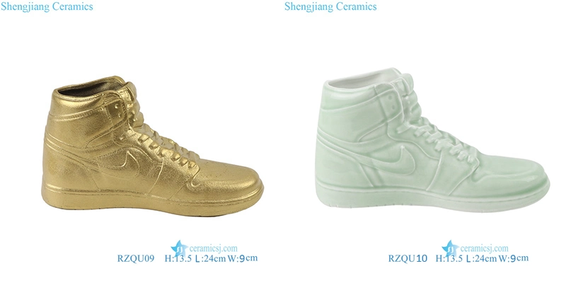 Rzqu09 Ceramic Gold Basketball Shoe Furnishings