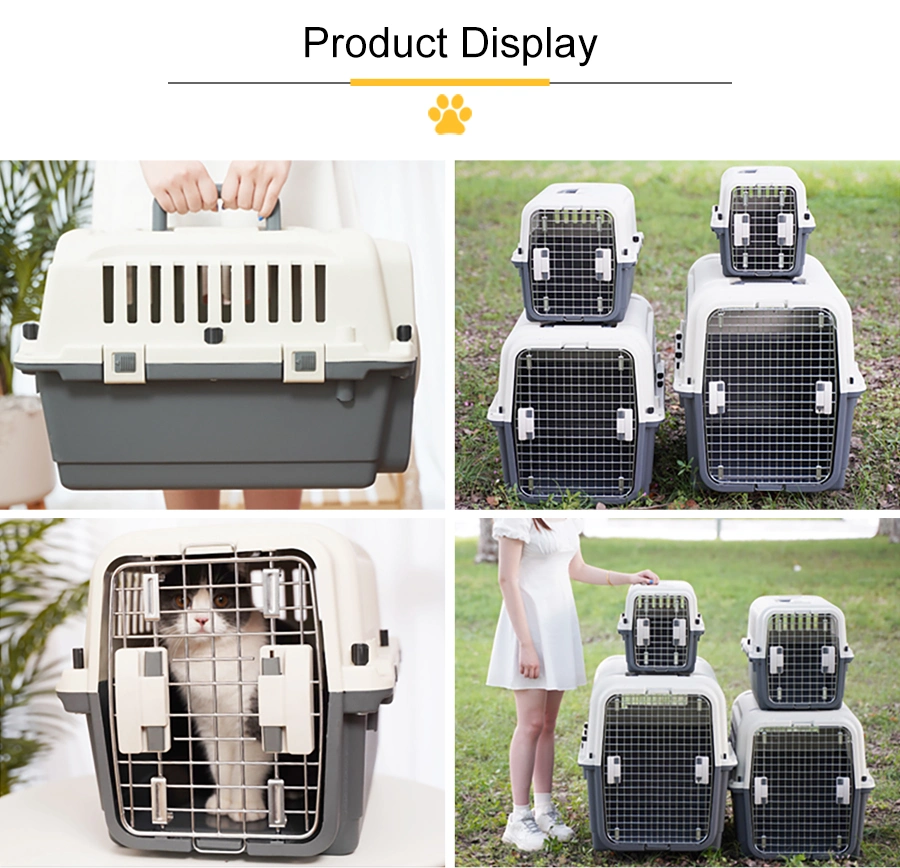 Pet Plastic Carrier Pet House Dog Crate for Transporting Kennel for Dog