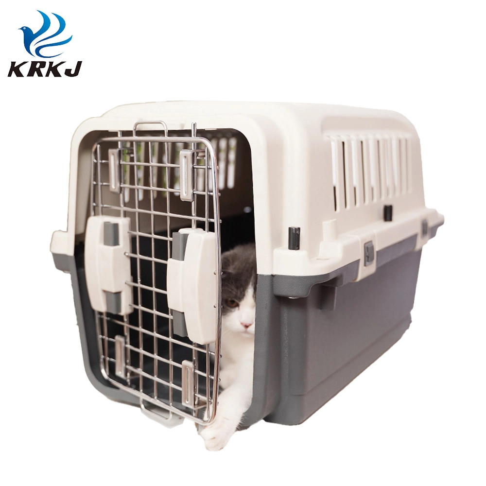 Tc2450 Pet Plastic Dog Carrier Dog Travel Crates